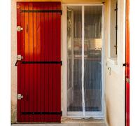 WERKA PRO Moustiquaire Rideau de Porte aimantée 215 x 100 cm Blanc