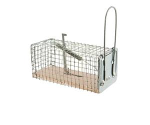 WERKA PRO Nasse pour Souris PVC & Fil de Fer Zingué 11 x 5,5 cm | Résistant aux intempéries, réutilisable, robuste, usage extérieur et intérieur, mono-capture, 11 x 5,5 x 5,5 cm