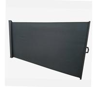 WERKA PRO Paravent Rétractable Gris Anthracite - Aluminium et Polyester Résistant aux UV - Largeur Ajustable Jusqu'à 3 m - Ø