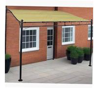 WERKA PRO Pergola en Acier époxy 3 x 2,5 m, Gris | Installation facile, polyvalent, robuste, solaire, usage jardin et terrasse, extérieur, hauteur 2,50 m, usage terrasse jardin