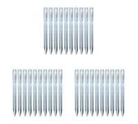 WERKA Pro Piquet cornière 24 cm 10 pcs, Gris, Acier (Lot de 3)