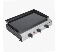 WERKA PRO Plancha à gaz 3 brûleurs, Silver