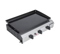 WERKA PRO Plancha à gaz 3 brûleurs, Silver