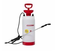 WERKA PRO Pulvérisateur 8 litres pour Produits Agressifs - Lance Aluminium - Buse Réglable - Sangle de Transport - Ø 17 cm -