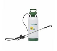 WERKA PRO Pulvérisateur à Main 8 litres - Pression Réglable - Lance Télescopique Laiton - Buse Jet Réglable - Sangle Réglable