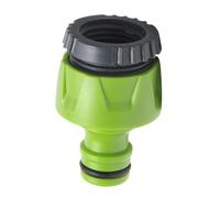 WERKA PRO Raccord Nez de Robinet Ø15/21 et Ø20/27 Verte 0,03 kg | Polyvalent, usage jardin et maison, filetage avec réducteur, adaptabilité universelle, pour tuyau d'arrosage, verte