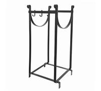 WERKA PRO Range Bûches d'Intérieur 2 Niveaux Compact 76 x 33 cm Noir