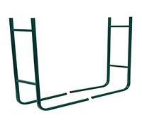 WERKA PRO Range Bûches Modulable en Métal - Structure Acier Ø25 mm - Jardin et Cour - Longueur Illimitée - Couleur Verte - Us