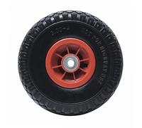 WERKA PRO Roue Increvable Diable 10'' Alésage 16 mm Ø260 x 75 mm Rouge