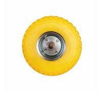 Roue increvable jaune 10 260 x 85 mm axe central WERKA PRO Alésage 20mm
