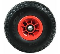 WERKA PRO Roue Increvable Diable 10'' Alésage 25 mm Ø260 x 75 mm Rouge