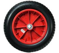 WERKA PRO Roue Increvable Diable 13'' Alésage 20 mm Ø330 x 85 mm Rouge