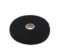 WERKA PRO Ruban élastique molletonné Noir 25 mm x 10 m
