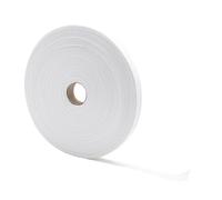 WERKA PRO Ruban Sergé en V Blanc 100% Coton Biologique 20 mm | Polyvalent, durable, accessoire pratique, textile souple et solide, couture et décoration