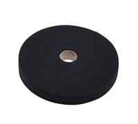WERKA PRO Ruban sergé en V Coton Noir 50 m 30 mm