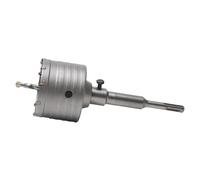 WERKA PRO Scie Trépan SDS+ Ø 80 mm - Carbure de Tungstène - Long. 160 mm - Système SDS+ - Filetage M22 - Outil de Bricolage Robuste pour Travaux de Maçonnerie