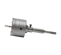 WERKA PRO Scie trépan SDS+ en carbure de tungstène, longueur 160 mm, diamètre 80 mm, idéale pour tous travaux de maçonnerie, fixation rapide, robustesse et durabilité exceptionnelles.