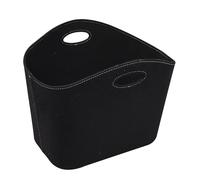 WERKA PRO Seau à bûches rectangulaire en feutre, idéal pour rangement polyvalent, robuste et pliable, design moderne et élégant, dimensions 45x33x39 cm, couleur gris chic.