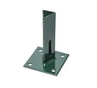 WERKA PRO Support Poteau Fer Forme T Vert (Lot de 6)