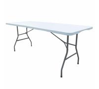 WERKA PRO Table Pliante Rectangulaire 180 x 74 cm 180 x 74 x 74 cm Blanc