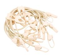 WERKA PRO Tendeur Bâche Piscine Polyéthylène Monotex Ø 8mm 60cm Beige | Plastique, installation facile, durable, usage piscine, ø 8mm x 60cm, lot de 10 pièces, compatible bâches d'hivernage