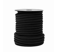 WERKA PRO Tendeur Élastique Noir - Ø 10 mm - Multi Brins - Stabilisé aux UV - Longueur 20 m - Accessoire Polyvalent pour Bâch