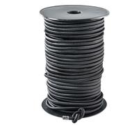 WERKA PRO Tendeur élastique Noir Longueurs Multiples 4mm x 50 mètres sur Bobine