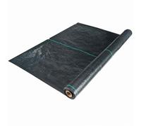 WERKA PRO Toile Anti Mauvaises Herbes 100 g/m² Perméable 2,1 x 10 m Noir