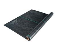 WERKA PRO Toile Anti Mauvaises Herbes 100 g/m2 1 x 25 m, Noir