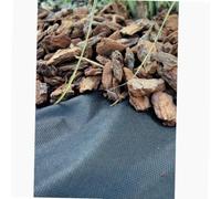 WERKA PRO Toile de Paillage 100 g/m² - 1 x 25 m - Polypropylène Non-Tissé - Protection du Sol - Résistante au Déchirement et Piétinement - Réutilisable - Noir