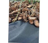 WERKA PRO Toile de Paillage 100 g/m² Polypropylène Non-Tissé 1 x 5 m Noir