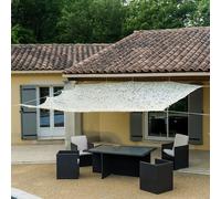 WERKA PRO Toile d'ombrage ajourée Beige 120 g/m2 3 x 4m