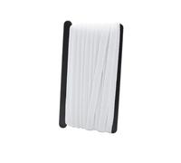 WERKA PRO Tresse Élastique Plate Blanche 10 m 8 mm