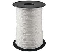 WERKA PRO Tresse en polypropylène résistante et polyvalente pour applications terrestres et maritimes, idéale pour arrimer objets encombrants, rouleau de 100M, Ø2mm, Blanc.