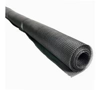 WERKA PRO Tulle Moustiquaire Fibre de Verre Découpable 100 x 250 cm Gris | Installation facile, durable, lavable, usage extérieur et intérieur, découpe facile, résistant aux UV, excellente visibilité