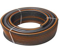WERKA PRO Tuyau d'Arrosage Antivrille Renforcé Ø15 mm 40 m Gris et Orange | PVC, robuste, durable, anti-UV, usage jardin, 5 couches, résiste à 35 bars, température 10°C à 60°C, gris et orange