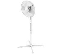WERKA PRO Ventilateur sur Pied - Ø40 cm - 50W - 3 Vitesses Réglables - Oscillation 90° - Hauteur Ajustable 1.22m - Rafraîchis