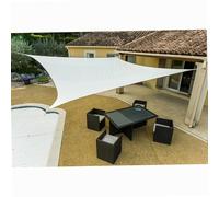 WERKA PRO Voile d'ombrage Blanche rectangulaire 3 x 4 m