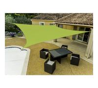 WERKA PRO Voile d'ombrage carrée Verte anis 5 x 5 m, idéale pour créer Une Zone ombragée dans Votre Jardin ou sur Votre terrasse, résistante aux UV et intempéries Taille 5 x 5 m, Vert anis