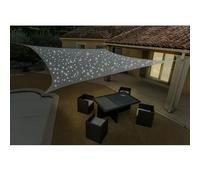 WERKA PRO Voile d'ombrage Solaire 300 LED 4x5m crème