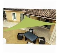 WERKA PRO Voile d'ombrage Verte Triangulaire 5 x 5 x 5 m