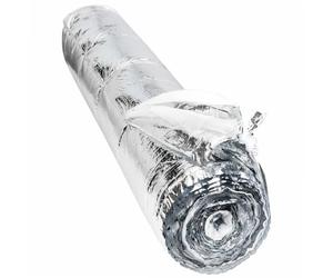 WerkaPro 10491 - Isolant métallisé - Multicouches 19 épaisseurs - Epaisseur de 20 mm - Poids 450 g/m2 - 15 m2 : 1,5 x 10 m - Facile à poser et à découper