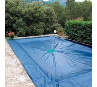 WerkaPro 10663 - Bâche de Protection - 8 x 14 m - Pour Piscine rectangulaire - Marine G