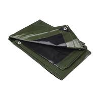 WERKA PRO Bâche Multifonctions Noire et Verte 240 g/m2 1,5 x 6 m