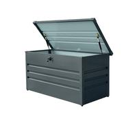 WerkaPro Coffre de jardin en acier galvanisé 350 L - 120 x 61 x 62 cm - 13876