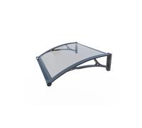 WerkaPro Marquise de porte en aluminium et polycarbonate - 80 x 150 cm - 15373