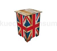 Werkhaus Photohocker Drapeau Grande-Bretagne 42 cm sh-8148