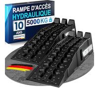 WERKTHOR Lot de 2 rampes d'accès pour Voiture - Rampes d'accès pour Une adhérence maximale [<5] - Rampe très résistante pour Toutes Les Surfaces - Rampes de Voiture