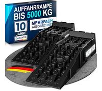 WERKTHOR Lot de 2 rampes d'accès pour Voiture - Rampes d'accès pour Une adhérence maximale [<5] - Rampe très résistante pour Toutes Les Surfaces - Rampes de Voiture