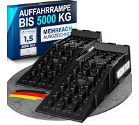 WERKTHOR Lot de 2 rampes d'accès pour Voiture - Rampes d'accès pour Une adhérence maximale [<5] - Rampe très résistante pour Toutes Les Surfaces - Rampes de Voiture